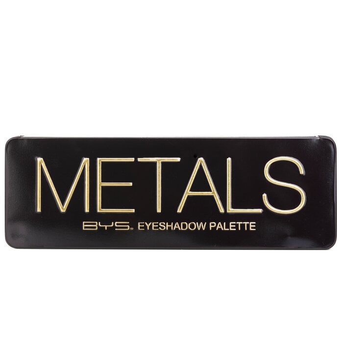Eyeshadow Palette (12x Eyeshadow, 2x Applicator) - Metals 12g/0.42oz by BYS - Image 2