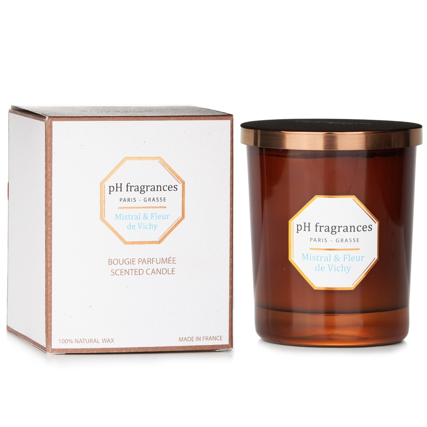 Scented Candle Mistral & Fleur de Vichy by pH fragrances - Image 2