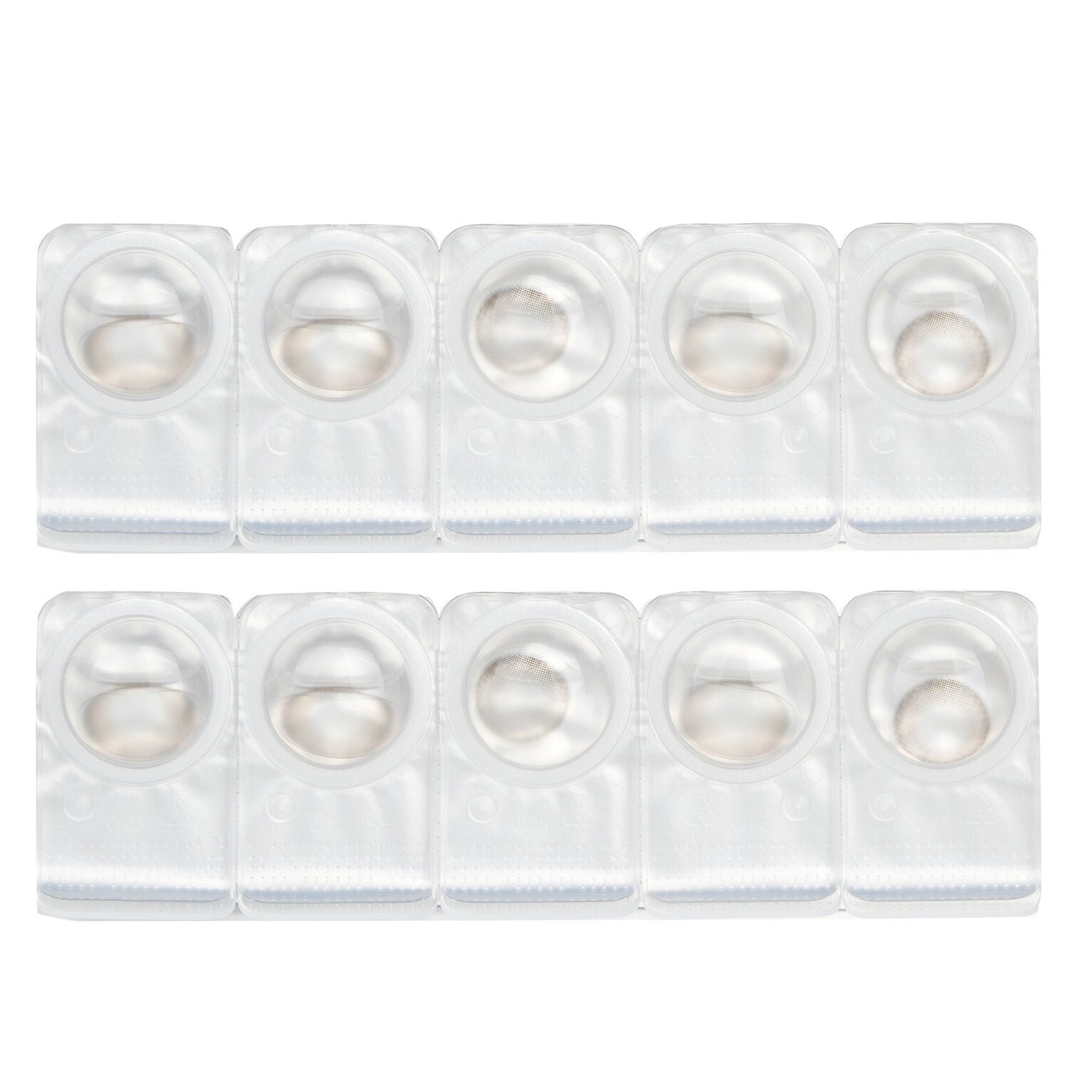 Iris Glow 1 Day Color Contact Lenses (506 Opal Gray) - - 5.00 by Miche Bloomin' - Image 3
