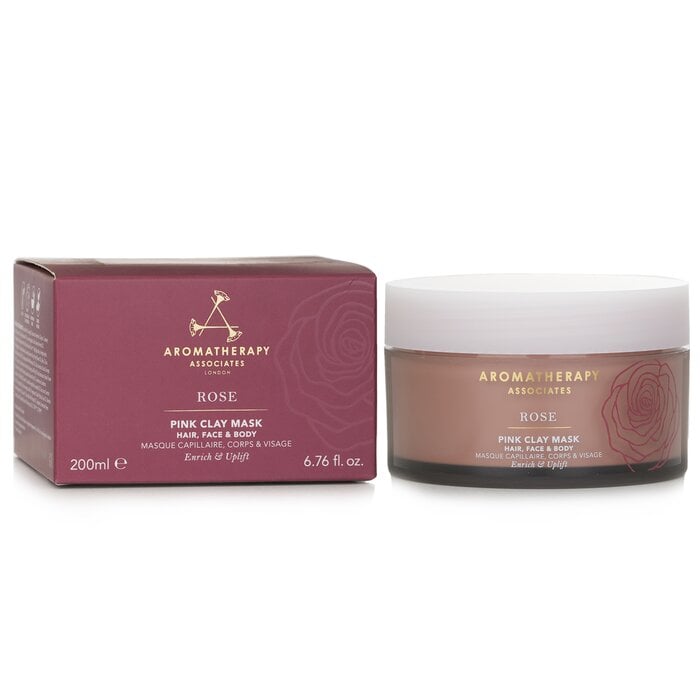 Rose - Pink Clay Mask (Hair, Face & Body) 200ml/6.76oz by Aromatherapy Associates - Image 2