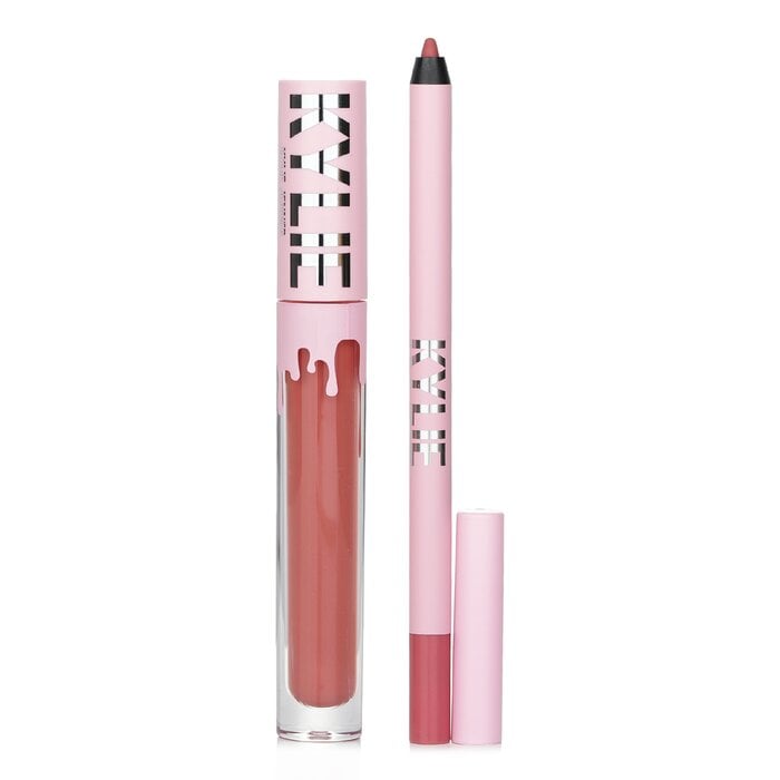 Matte Lip Kit: Matte Liquid Lipstick 3ml + Lip Liner 1.1g - # 301 Angel 2pcs by Kylie By Kylie Jenner - Image 2