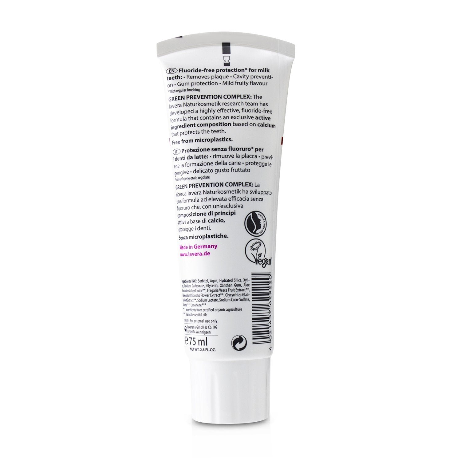 Toothpaste for Kids - With Organic Calendula & Calcium by Lavera - Image 3