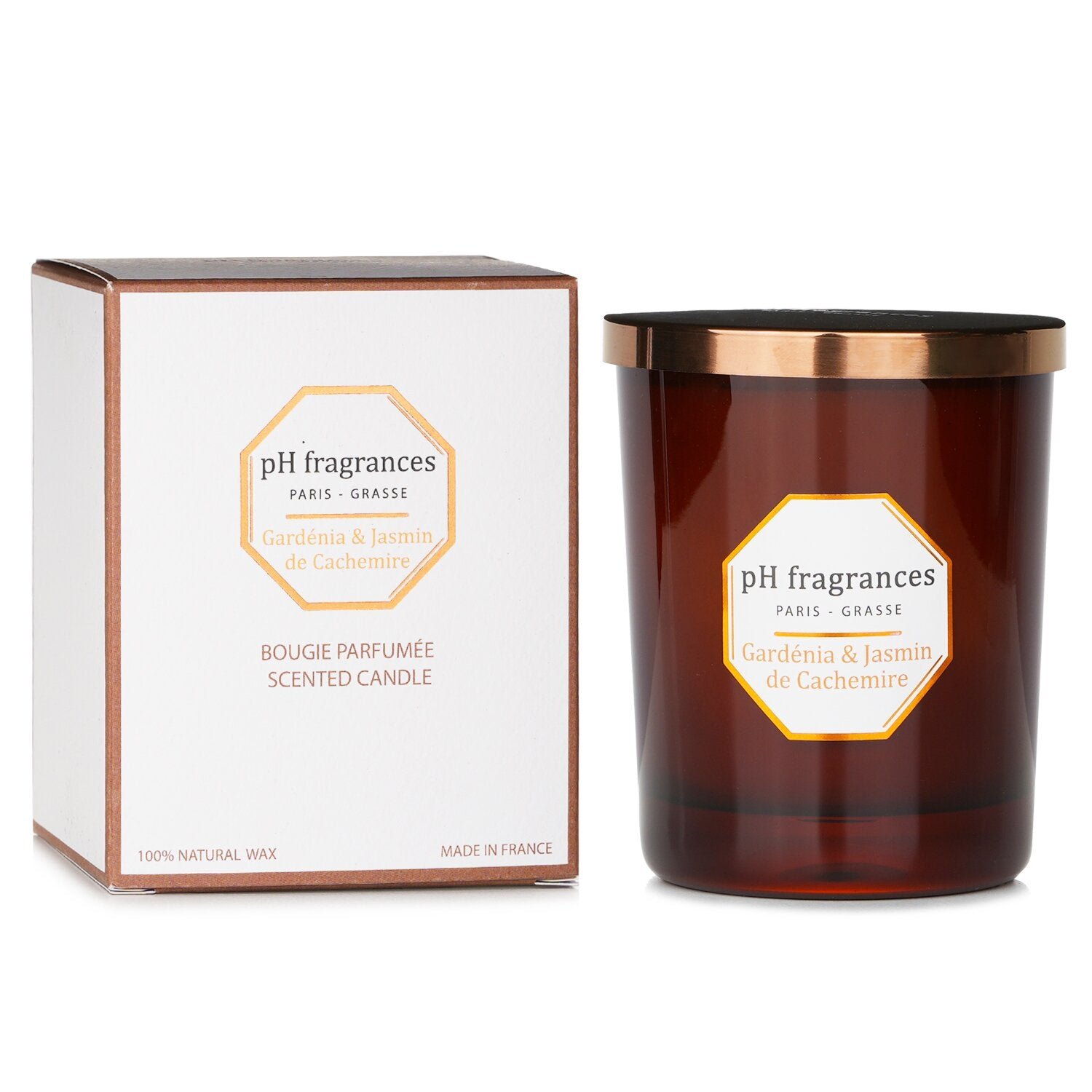 Scented Candle Gardenia & Jasmine Of Cashmere by pH fragrances - Image 2