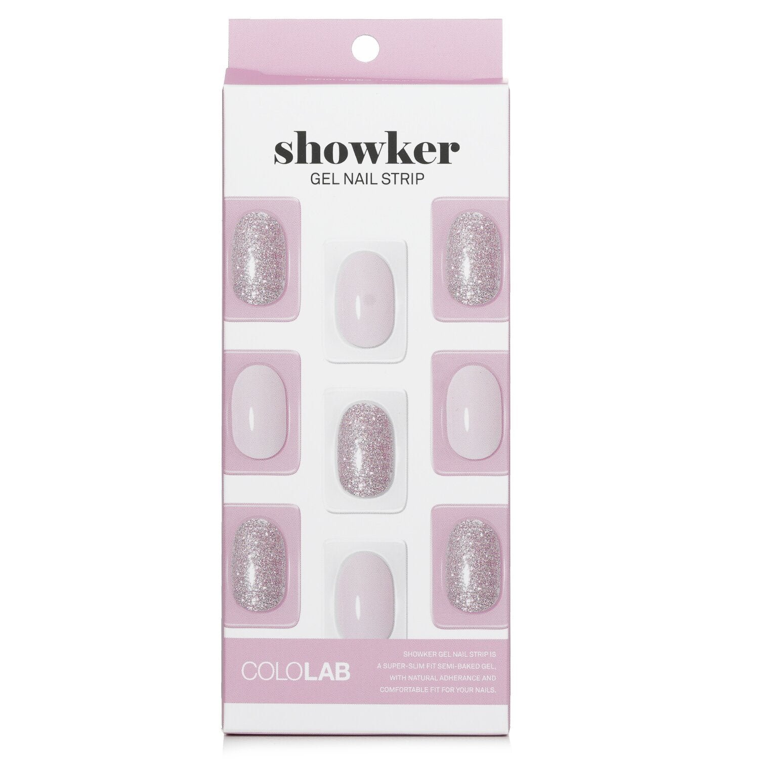 Showker Gel Nail Strip # CSF101 Syrup Pink by Cololab - Image 1