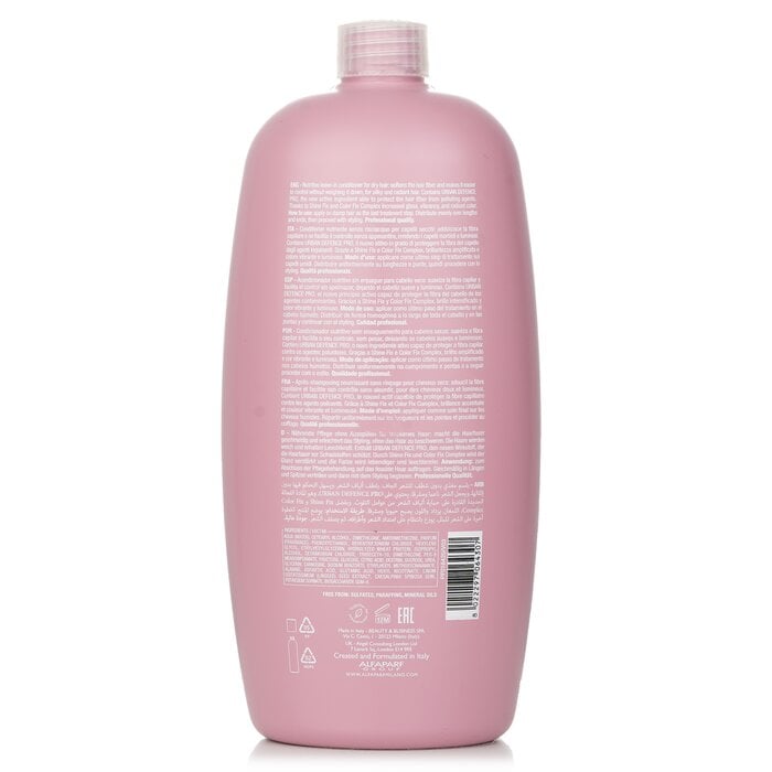 بلسم مغذٍ يترك على الشعر Semi Di Lino Moisture (للشعر الجاف) 1000ml/33.8oz من AlfaParf - صورة 3