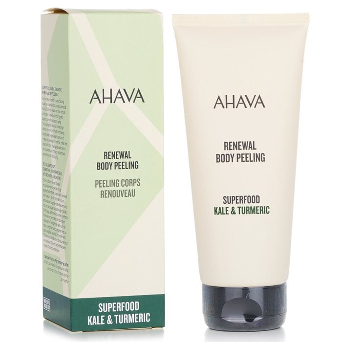 Superfood Kale & Turmeric Renewal Body Peeling 200ml/6.8oz by Ahava - Image 2