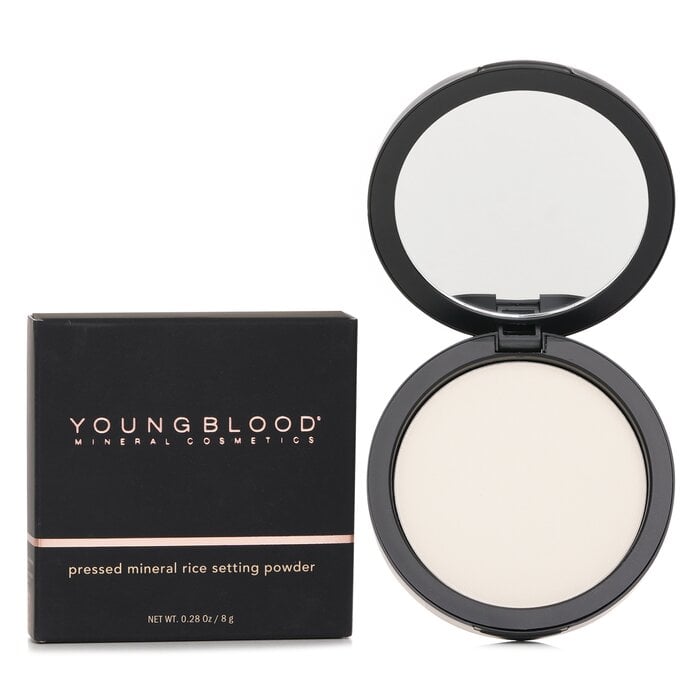 بودرة مضغوطة معدنية بالأرز Foundation & Powder by Youngblood - Image 2
