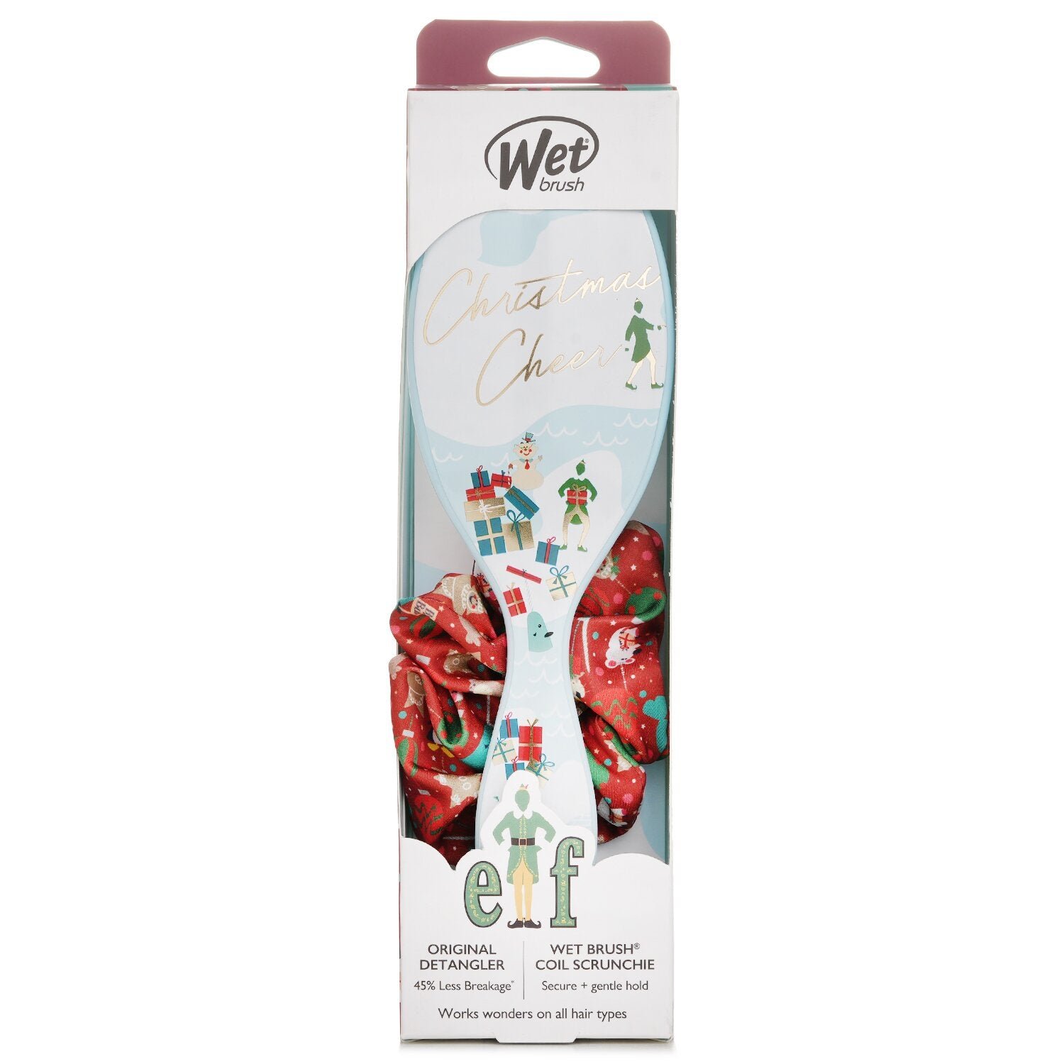 Original Detangler Elf + Scrunchie Hair Brush by Wet Brush - Image 1