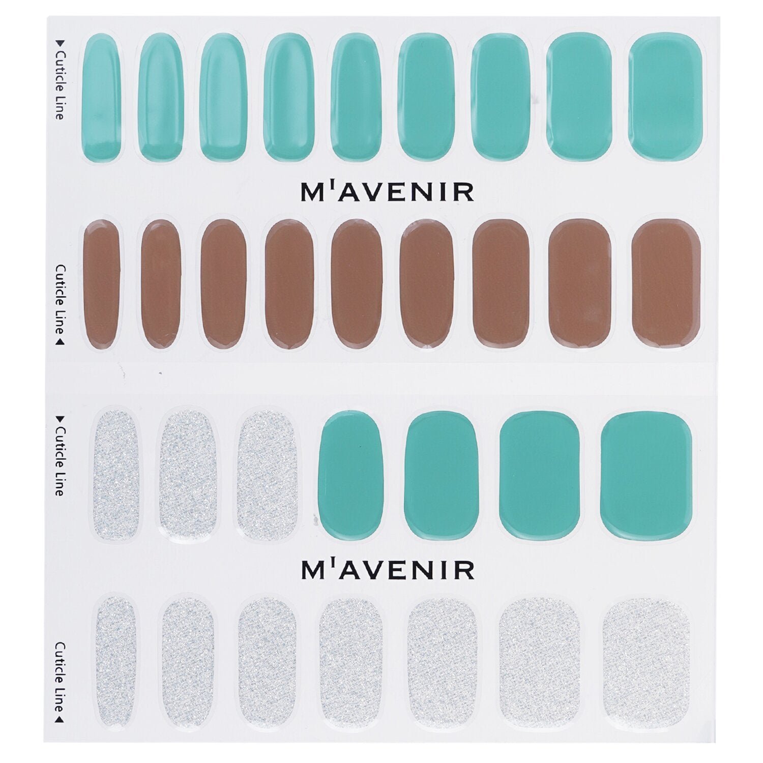 Nail Sticker (Assorted Colour) - # Brillante Pistachio Nail by Mavenir - Image 2