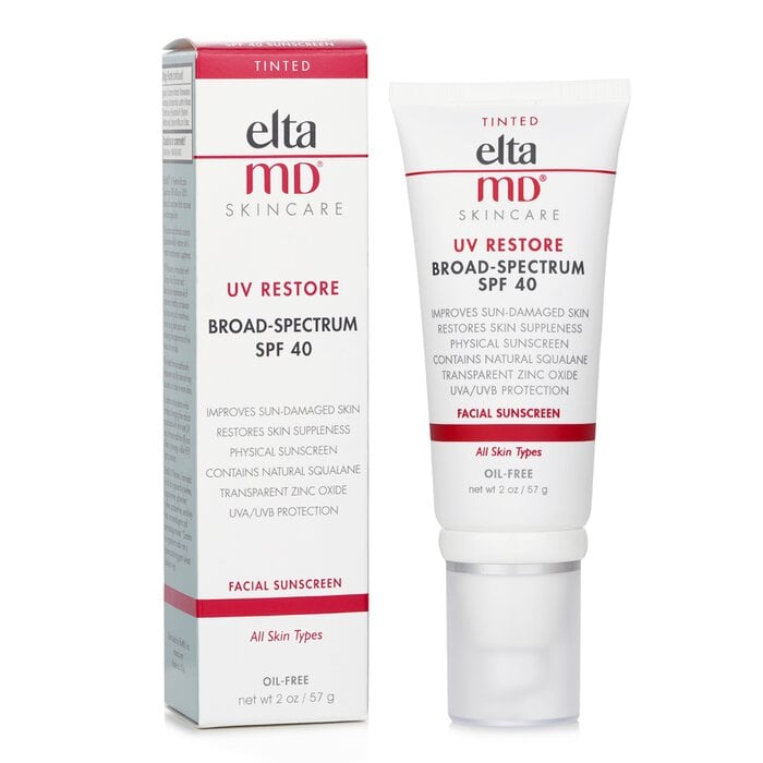 UV Restore Physical Facial Sunscreen SPF 40 - Tinted(Exp. Date 30 June 2026) 48g/1.7oz by EltaMD - Image 2