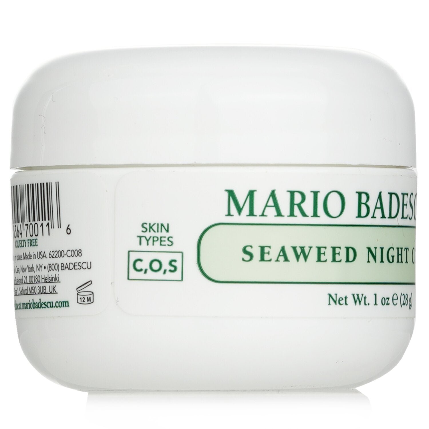 كريم ليلي بالطحلب البحري - للبشرة المختلطة/الزيتية/الحساسة من Mario Badescu - صورة 2