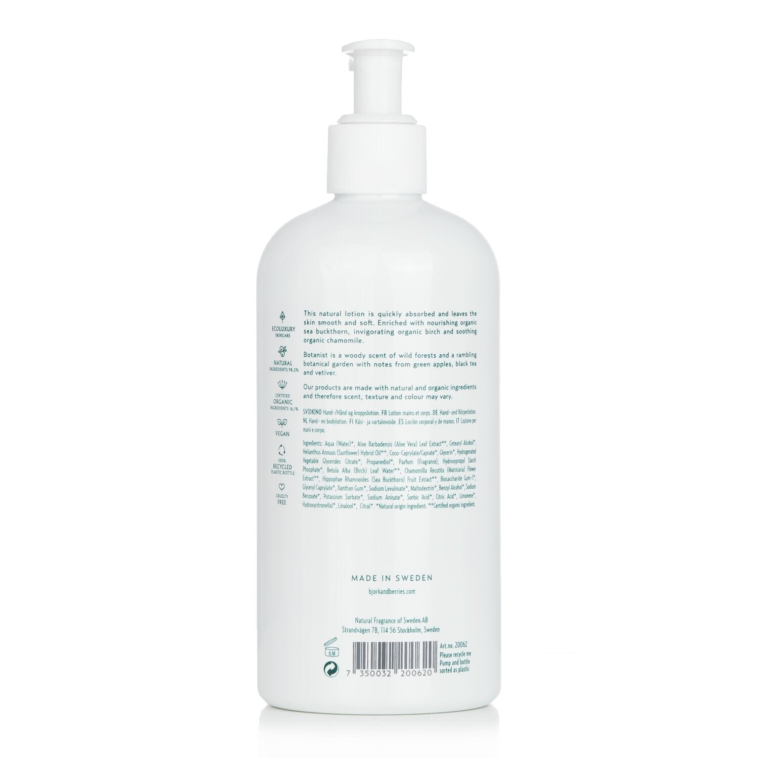 Botanist Hand & Body Lotion by Bjork & Berries - Image 3