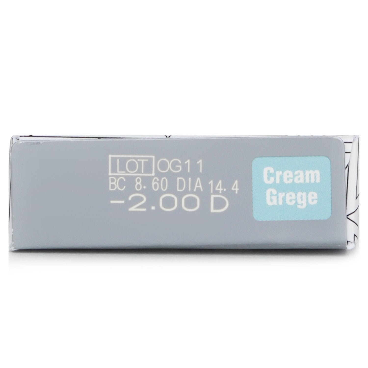 Lilmoon Cream Grege 1 Day Color Contact Lenses - - 2.00 by Pia - Image 2