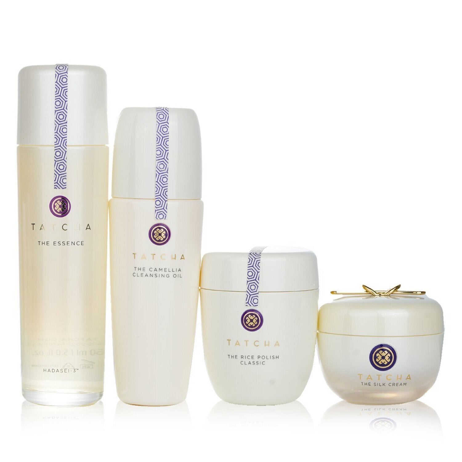 Ritual For Firm Skin Set: Camellia Cleansing Oil 150ml + Essence 150ml + Silk Cream 50ml + Rice Polish 60g by Tatcha - Image 2