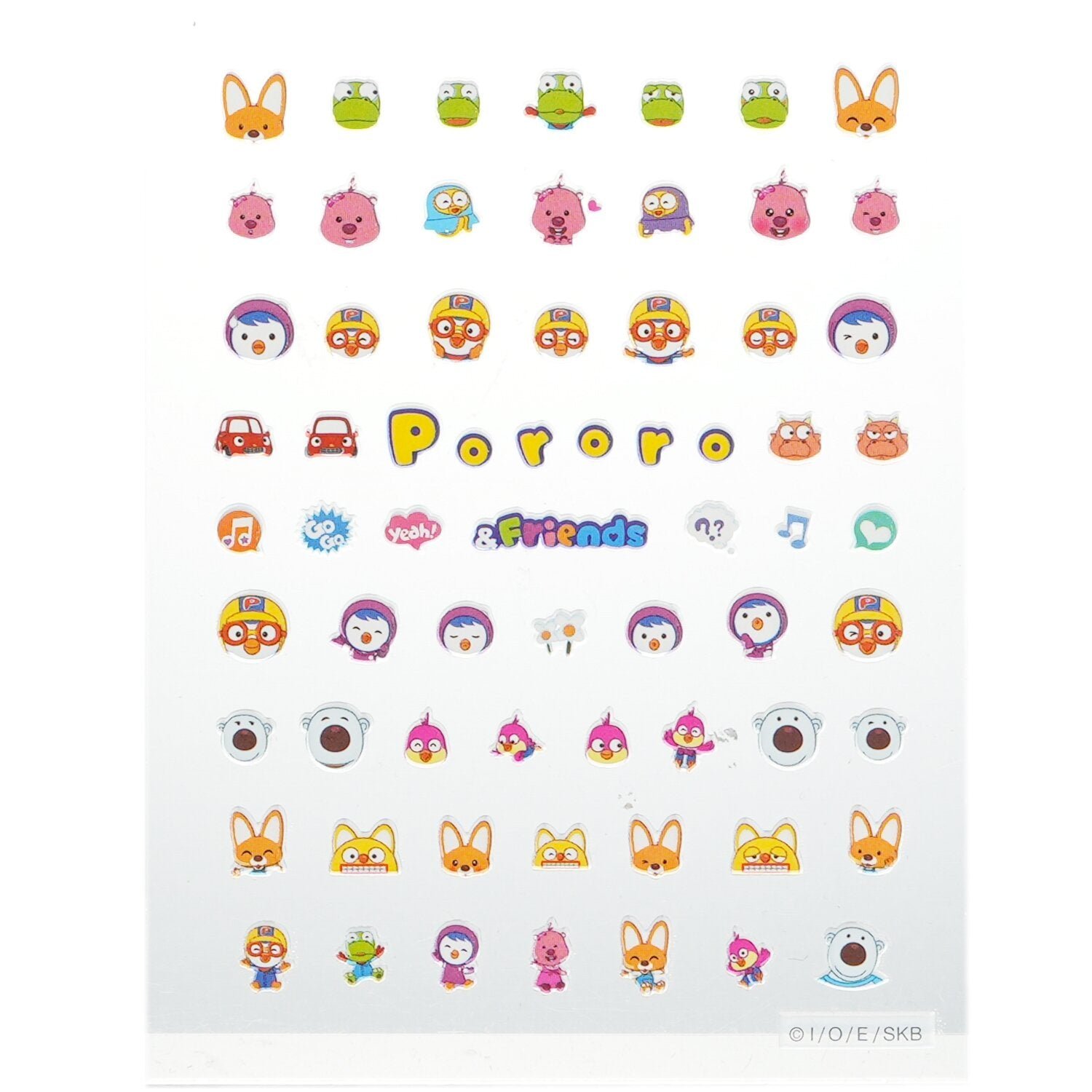 Pororo Nail Sticker - # PR 10 by April Korea - Image 2