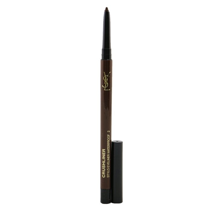 Crushliner Stylo قلم تحديد العيون مقاوم للماء - # 02 بني عالمي 0.35g/0.01oz من Yves Saint Laurent - صورة 1