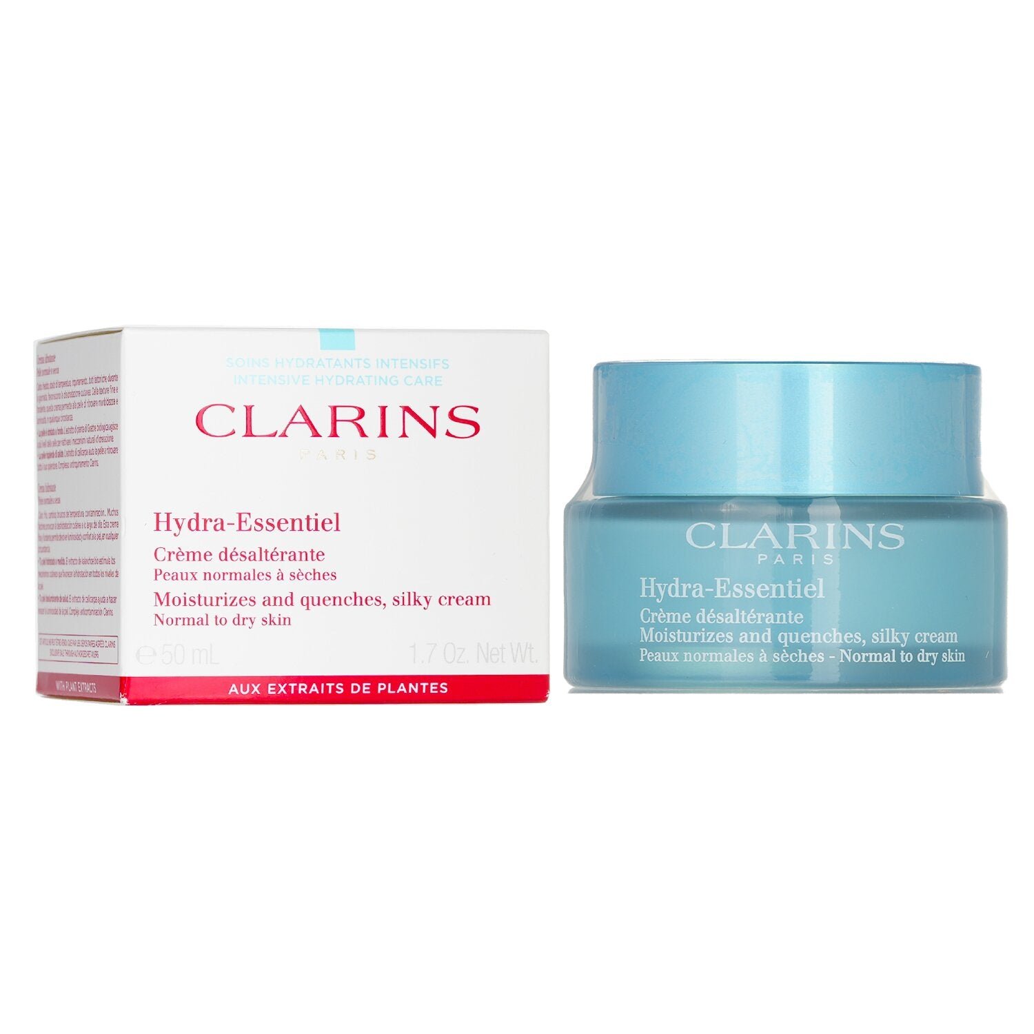 كريم حريري مرطب للبشرة Hydra-Essentiel - للبشرة العادية إلى الجافة من Clarins - صورة 2