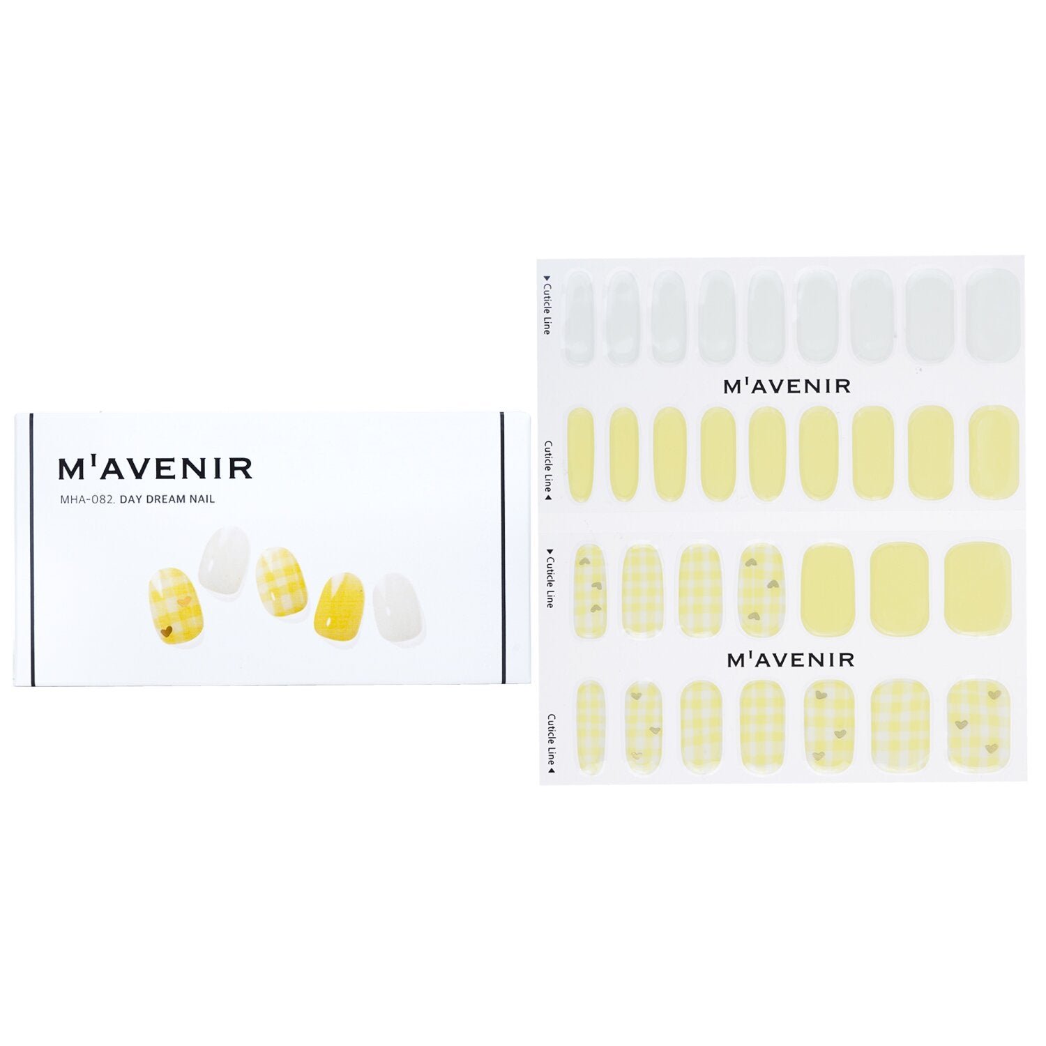 Nail Sticker (Yellow) - # Day Dream Nail by Mavenir - Image 1