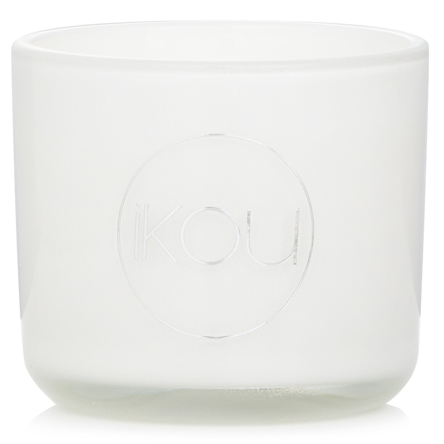 Eco-Luxury Aromacology Natural Wax Candle Glass - De-Stress (Lavender & Geranium) by iKOU - Image 1