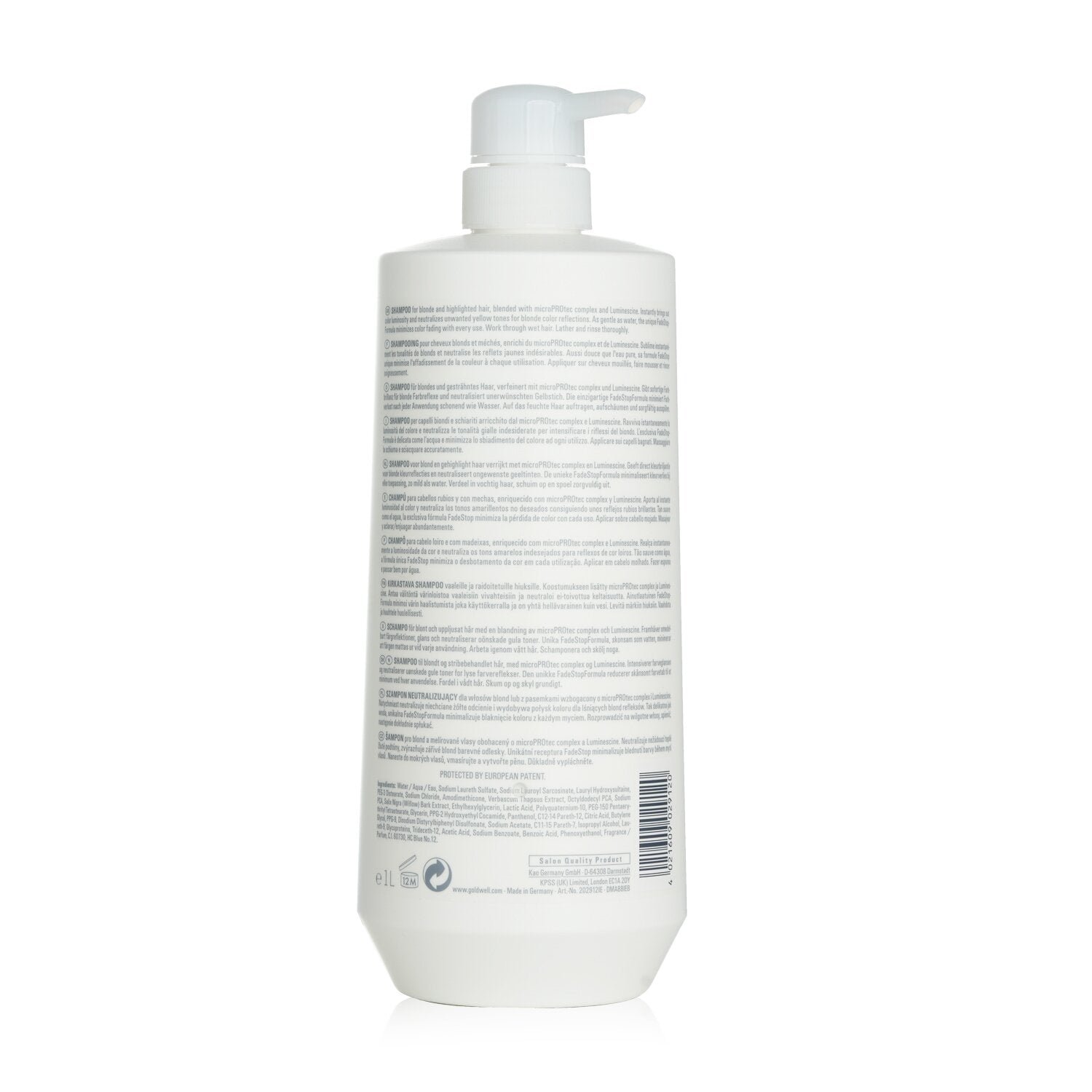 Dual Senses Blondes & Highlights Anti-Yellow Shampoo (Luminosity For Blonde Hair) by Goldwell - Image 3