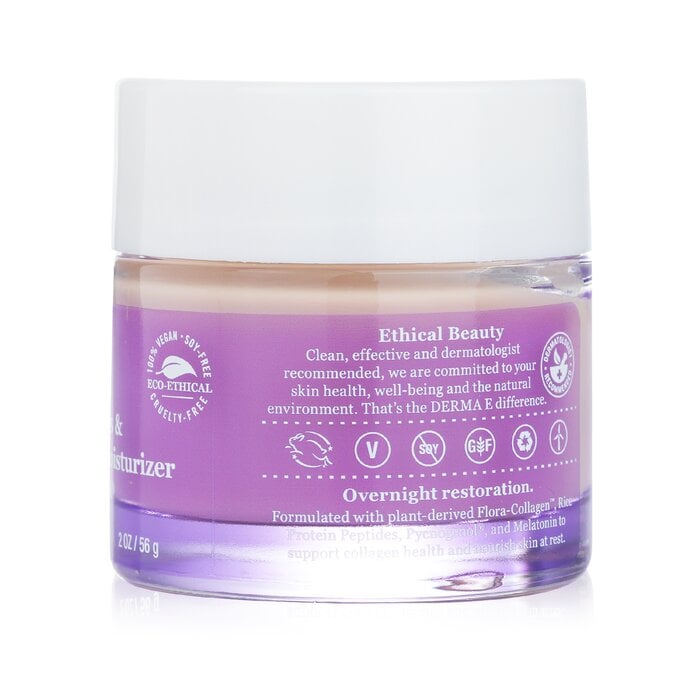 Skin Restore Advanced Peptides & Flora Collagen Night Moisturizer 56g/2oz by Derma E - Image 3