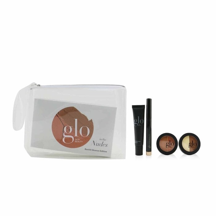 In The Nudes (Shadow Stick + Cream Blush Duo + Eye Shadow Duo + Lip Balm) - # Backlit Bronze Edition 4pcs+1bag by Glo Skin Beauty - Image 2