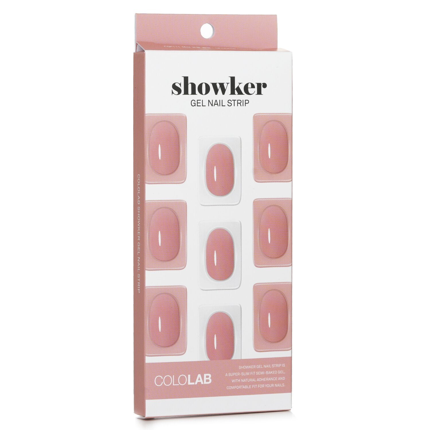Showker Gel Nail Strip # CSF111 Goddess Coral Pink by Cololab - Image 2