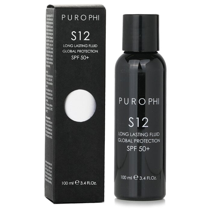 زيت حاصن عالمي أنزيمي S12 سائل طويل الأمد SPF 50 (مقاوم للماء) 100ml/3.4oz من بوروفي - صورة 2