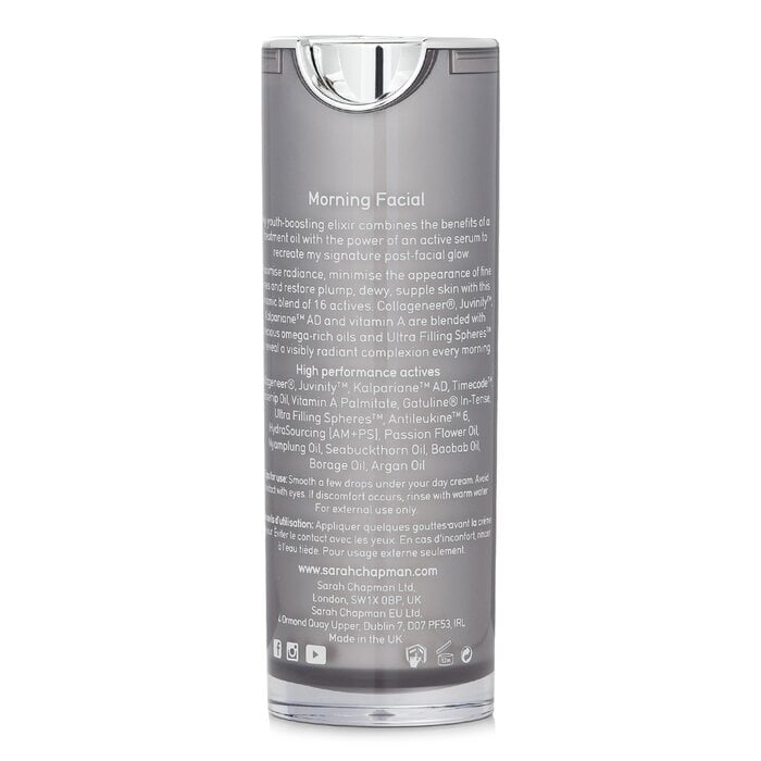 عصارة سكينيسيس الصباحية للوجه 15ml/0.5oz من Sarah Chapman - صورة 3