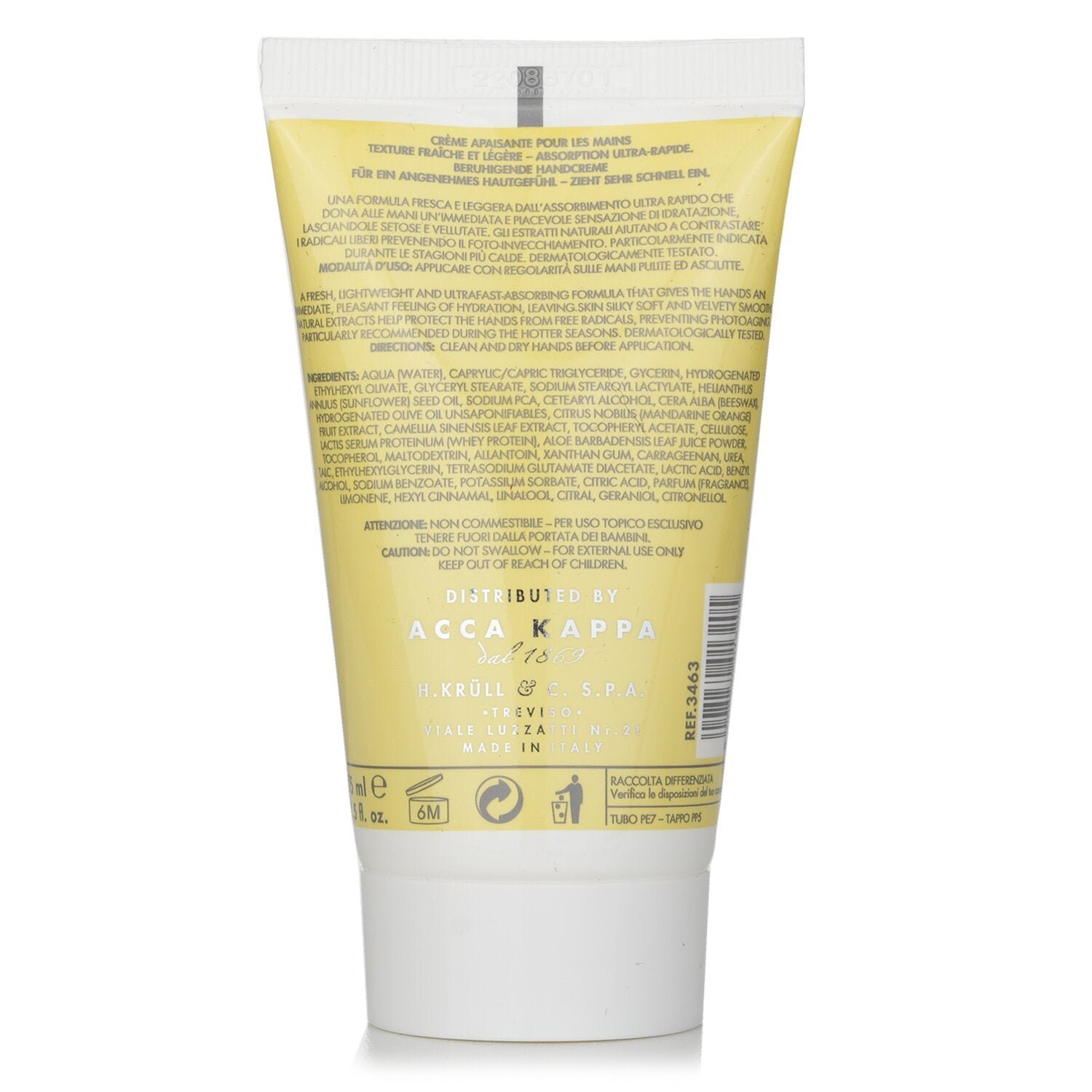 Green Mandarin Hand Cream by Acca Kappa - Image 3