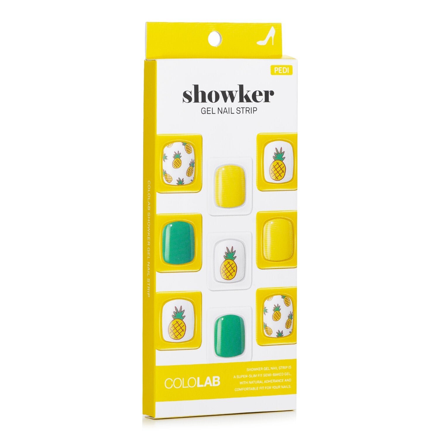 Showker Gel Nail Strip # CPA702 Aloha Pineapple من Cololab - صورة 2