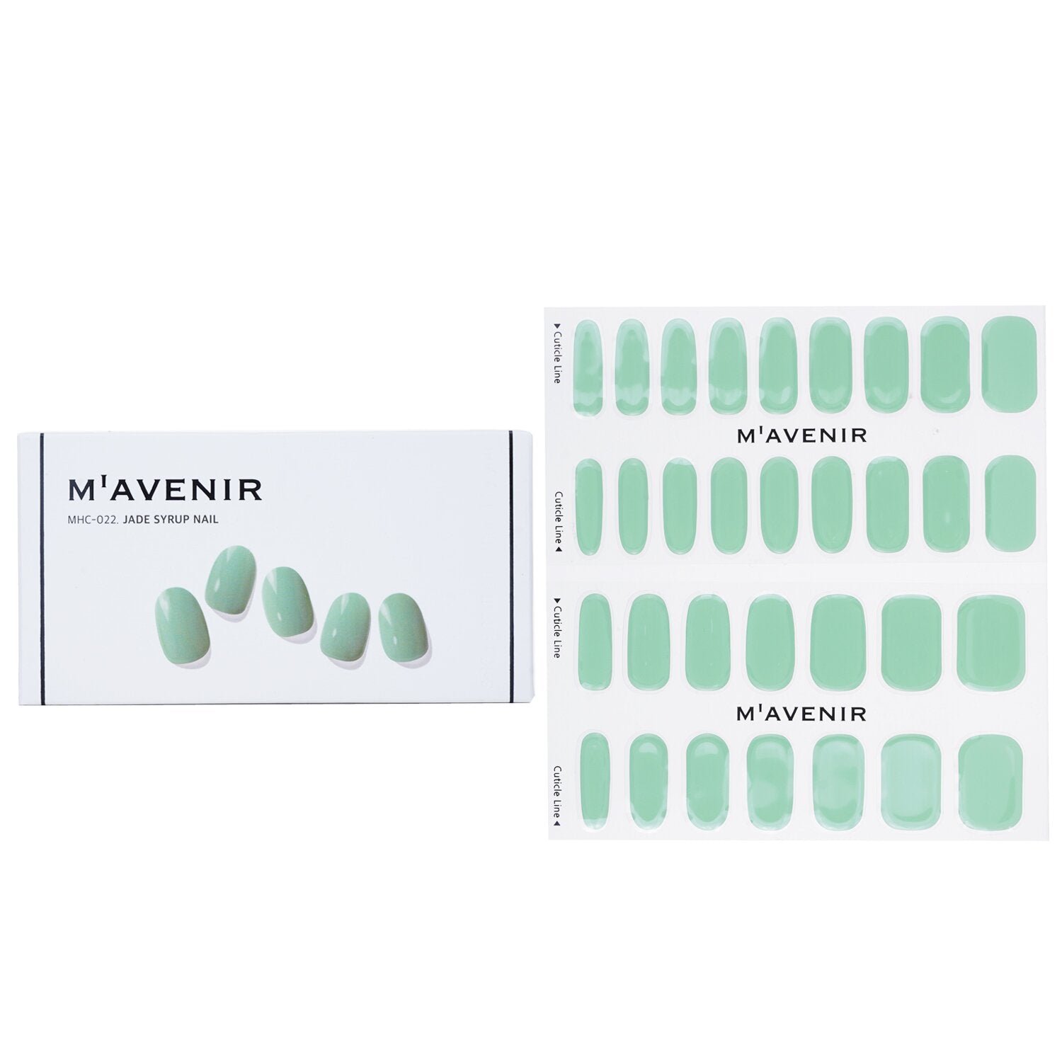 Nail Sticker (Blue) - # Jade Syrup Nail by Mavenir - Image 1