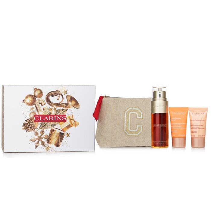 Rituale Double Serum & Extra Firming Set: 3pcs+1bag by Clarins - Image 1