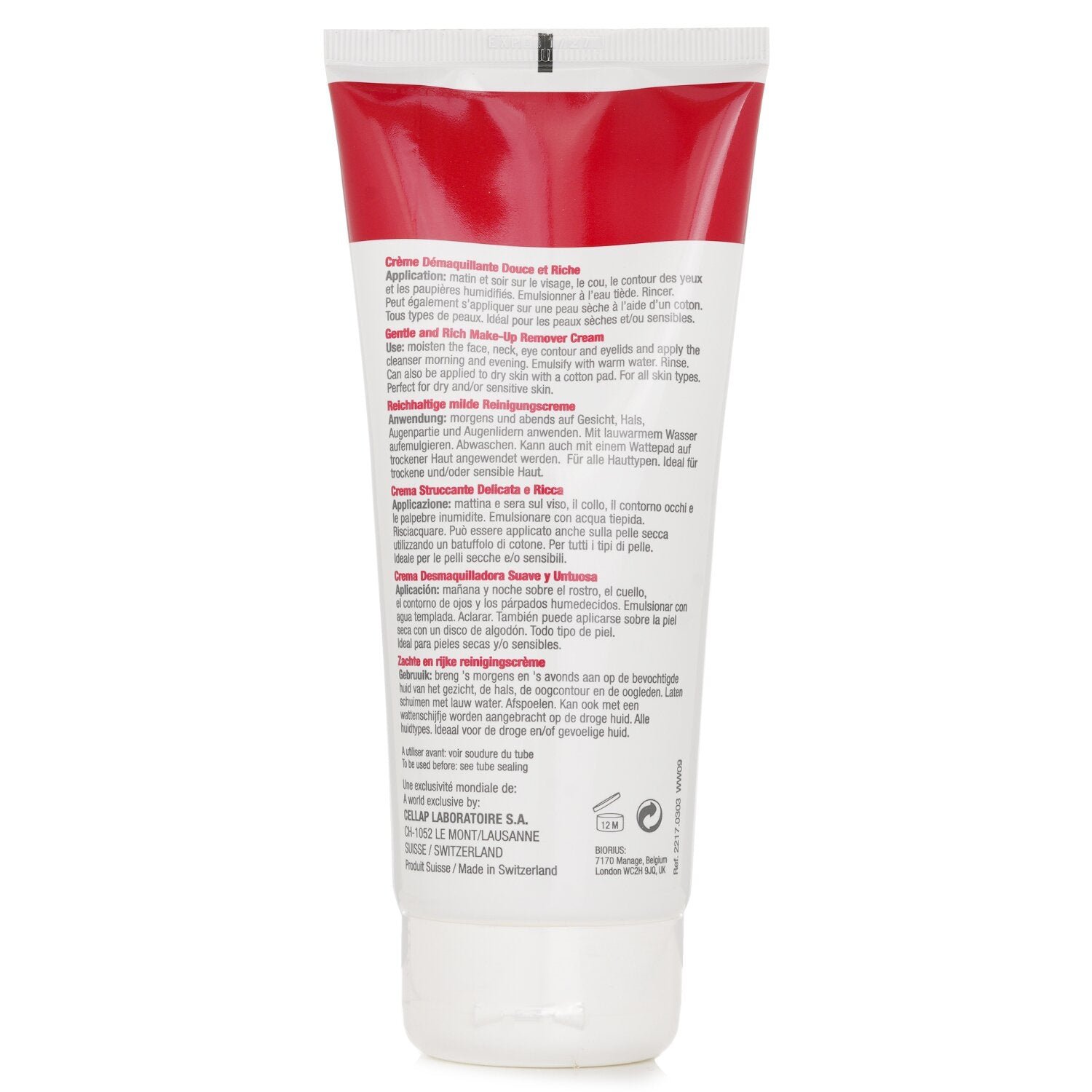 Cellcosmet Gentle Cream Cleanser (Rich & Soft Make-Up Remover Cream) by Cellcosmet & Cellmen - Image 3