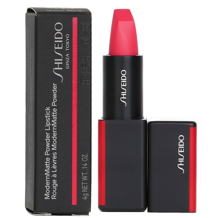 ModernMatte Powder Lipstick - # 513 Shock Wave (Watermelon) 4g/0.14oz by Shiseido - Image 2