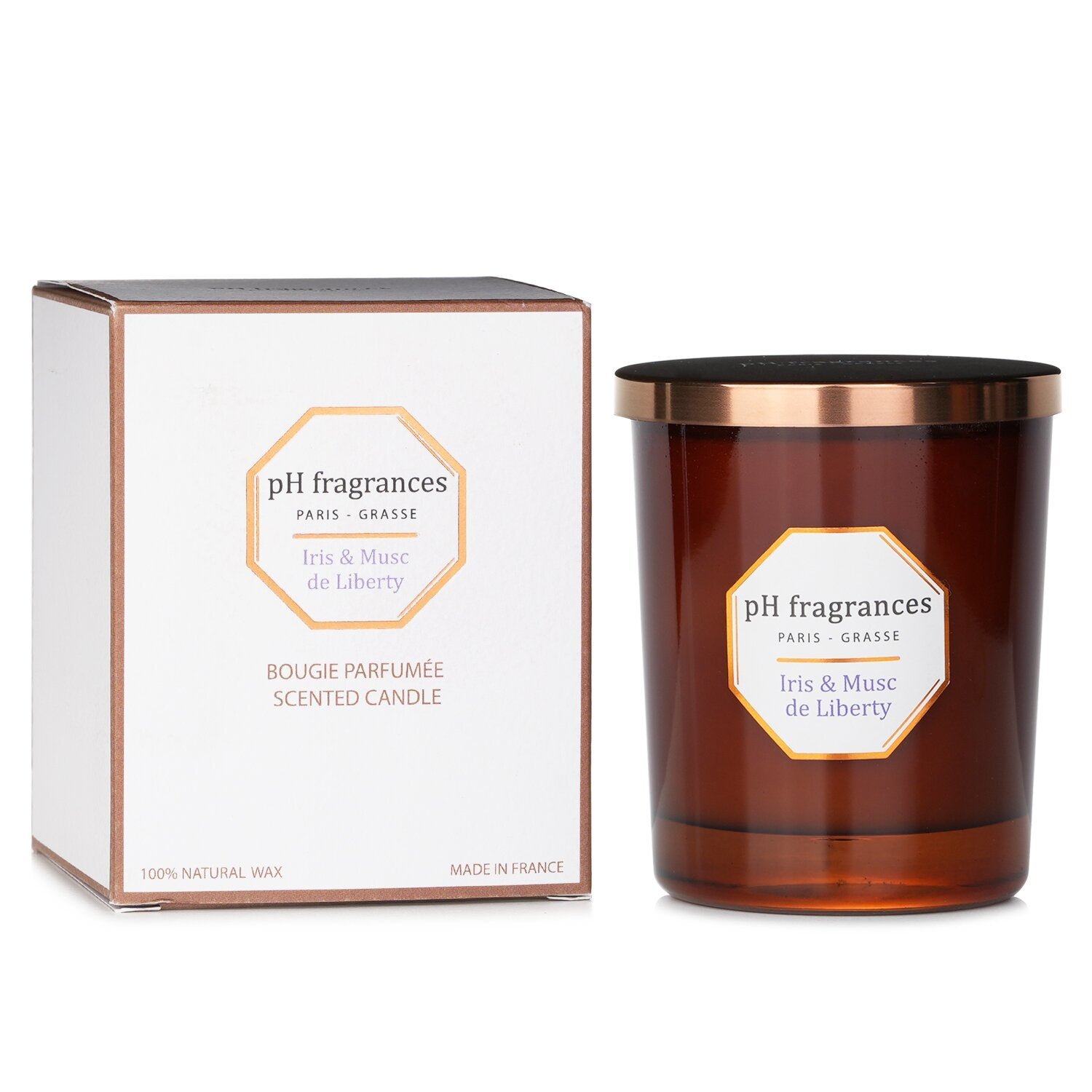 Scented Candle Iris & Musc de Liberty by pH fragrances - Image 2