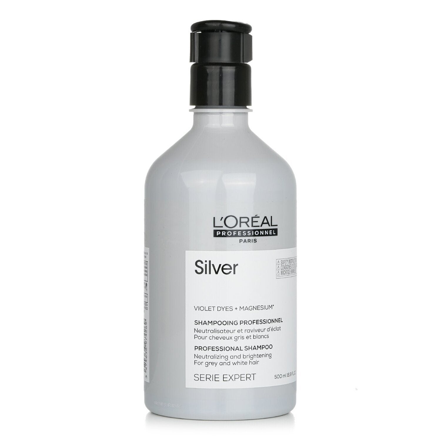 Professionnel Serie Expert - Silver Violet Dyes + Magnesium Neutralising and Brightening Shampoo (For Grey and White Hair) by L'Oreal - Image 2
