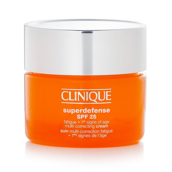 Superdefense SPF 25 Fatigue + 1st Signs Of Age Multi-Correcting Cream - Very Dry to Dry Combination 30ml/1oz by Clinique - Image 1