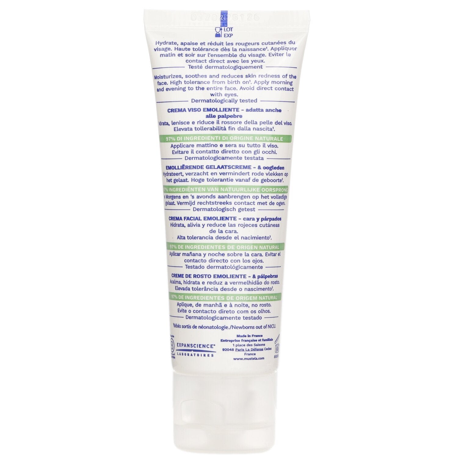 Stelatopia Emollient Cream For Face (Anti Redness Action) by Mustela - Image 3