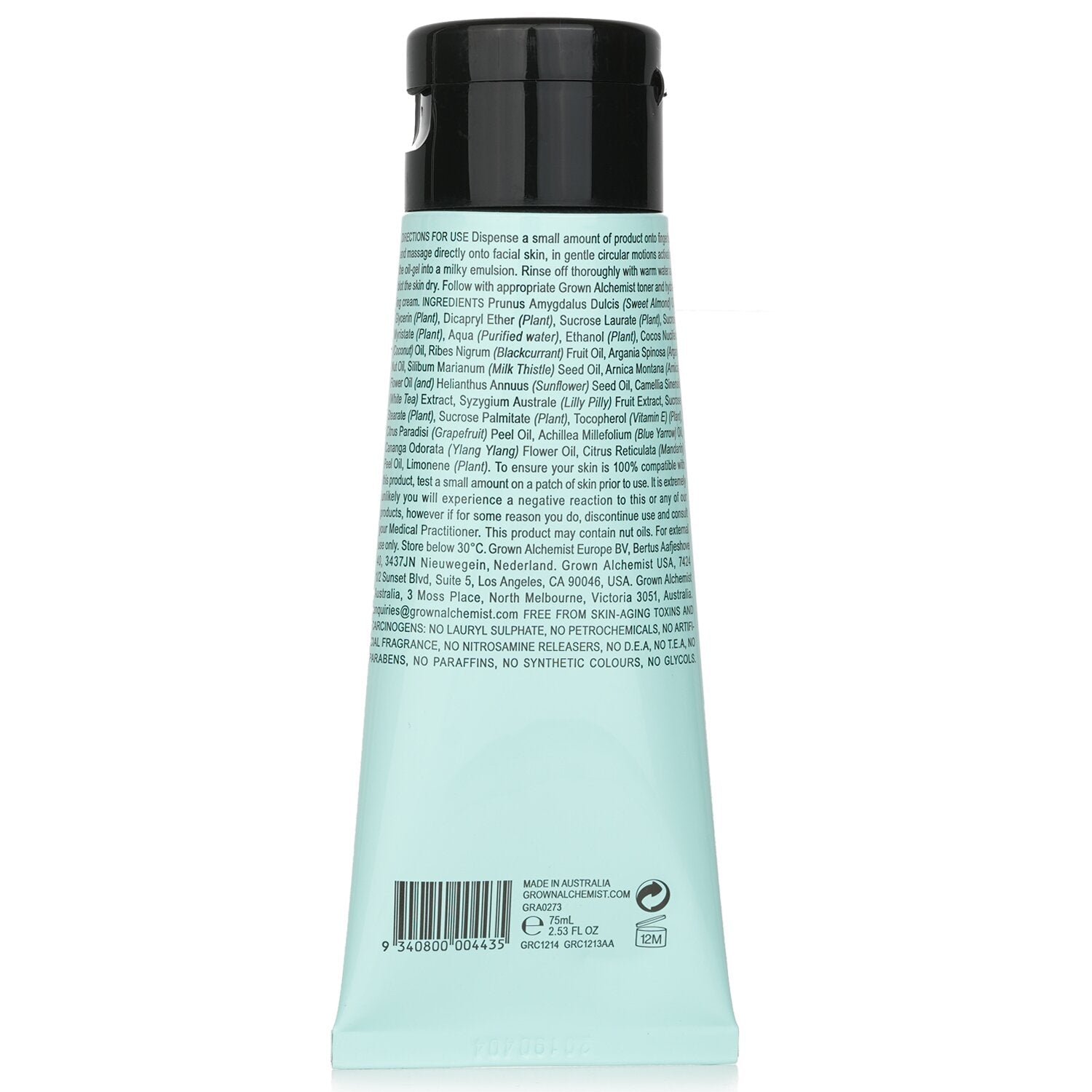 Hydra+ Oil-Gel Facial Cleanser - Rosemary CO2 Extract, Squalane, Blackcurrant Seed by Grown Alchemist - Image 3
