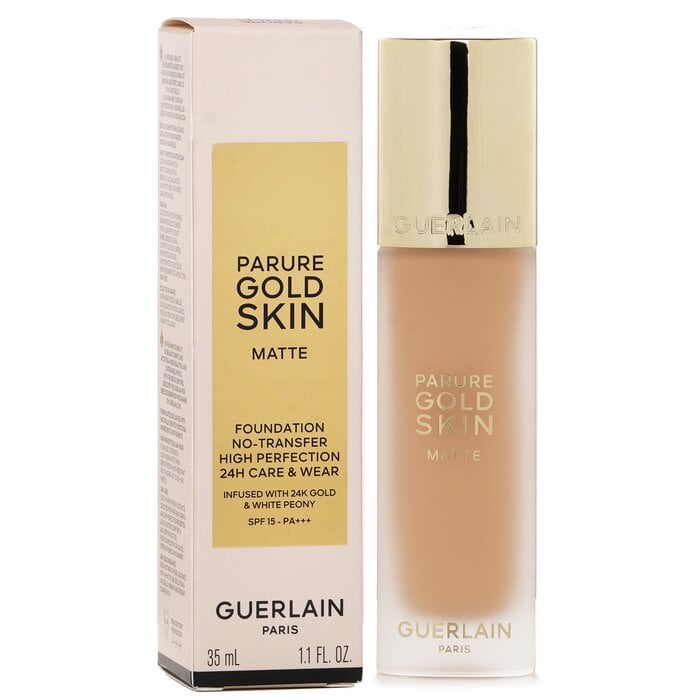 كريم الأساس Parure Gold Skin Matte SPF15 - # 2W دافئ 35ml/1.1oz من Guerlain - صورة 2