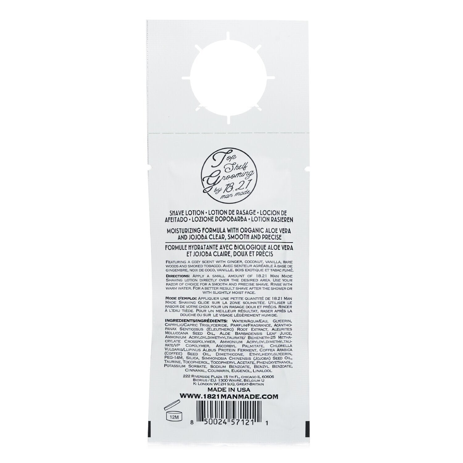 18.21 Man Made Glide Shave Lotion - # Spiced Vanilla by 18.21 Man Made - Image 3