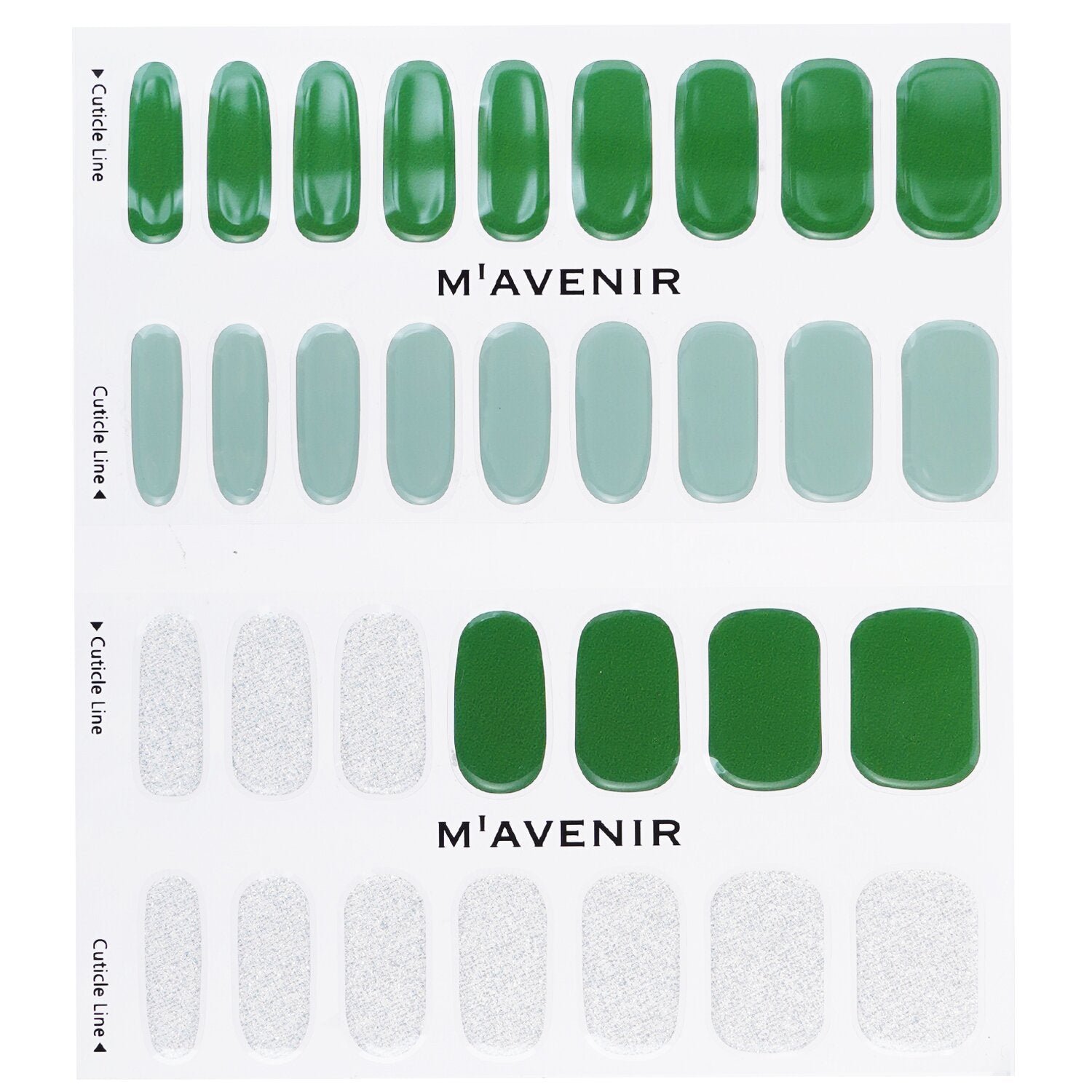 ملصق الأظافر (أخضر) - # Brillante Deep Green Nail من Mavenir - صورة 2