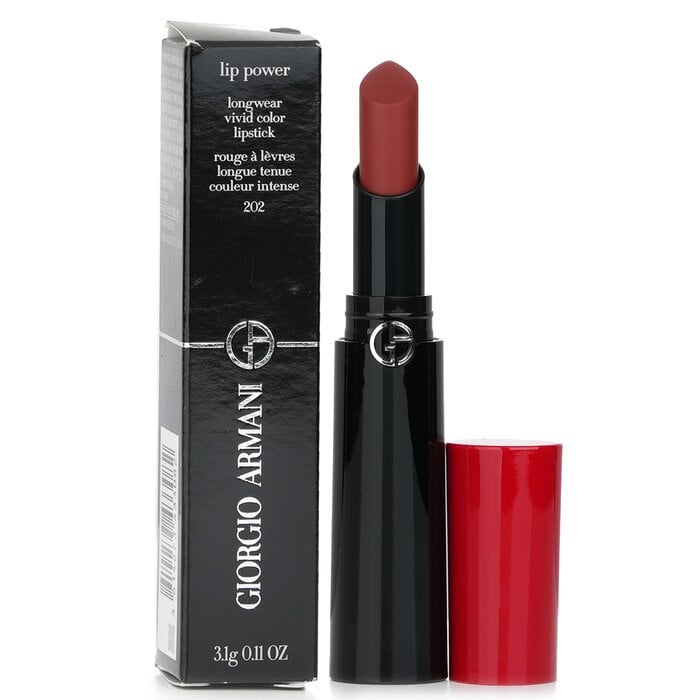 Lip Power Longwear Vivid Color Lipstick - # 202 Grazia 3.1g/0.11oz by Giorgio Armani - Image 2