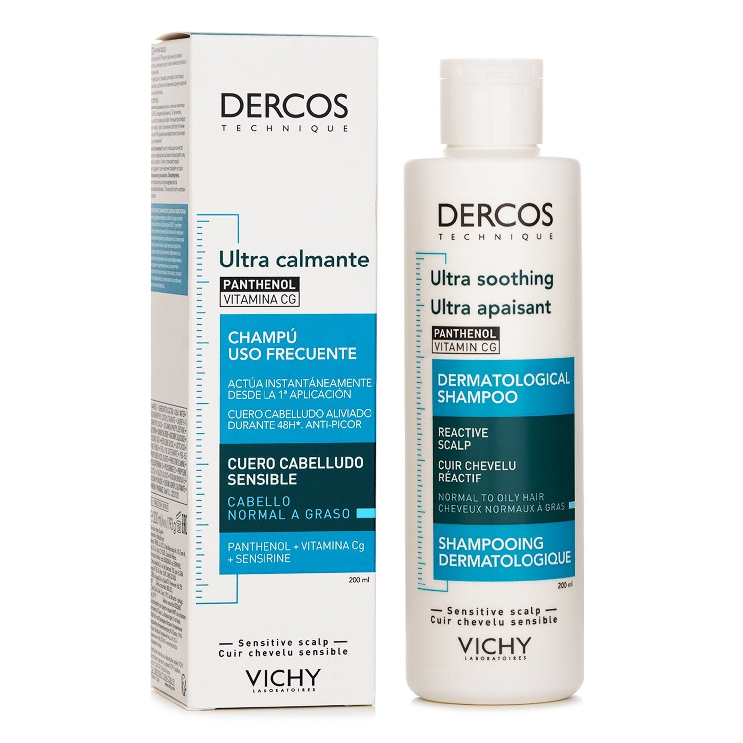 Dercos Ult Shot Shampo Normal/Oily Hair by Vichy - Image 2