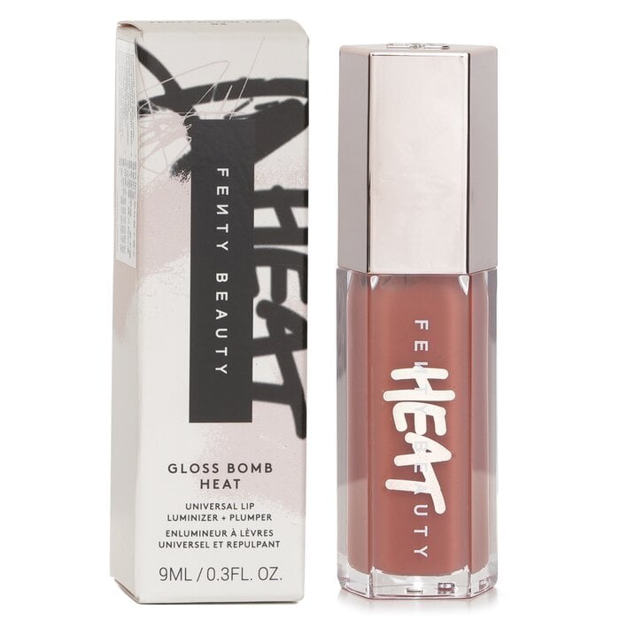 Gloss Bomb Heat Universal Lip Luminizer + Plumper - # 03 Fenty Glow Heat (Sheer Rose Nude) 9ml/0.3oz by Fenty Beauty by Rihanna - Image 2