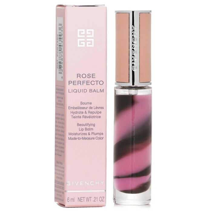 بلسم شفاه سائل روز بيرفكتو - # 011 بلاك بينك 6ml/0.21oz من Givenchy - صورة 2