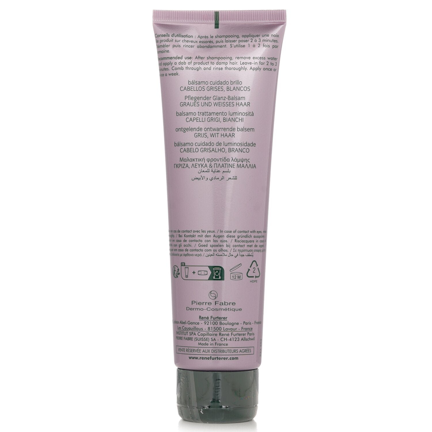 Okara Silver Silver Radiance Ritual Toning Conditioner (Gray, White Hair) by Rene Furterer - Image 3