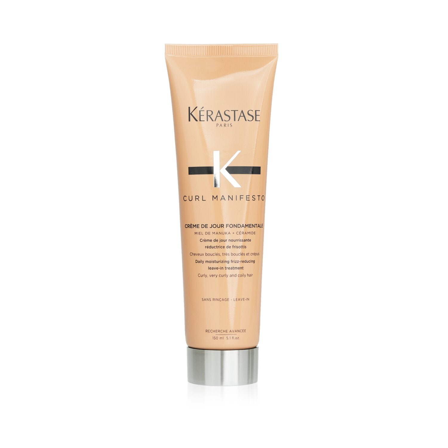 كريم يومي مرطب ومعالج يترك على الشعر لتقليل التجعد Curl Manifesto Creme De Jour Fondamentale - للشعر المتجعد من Kerastase - صورة 1