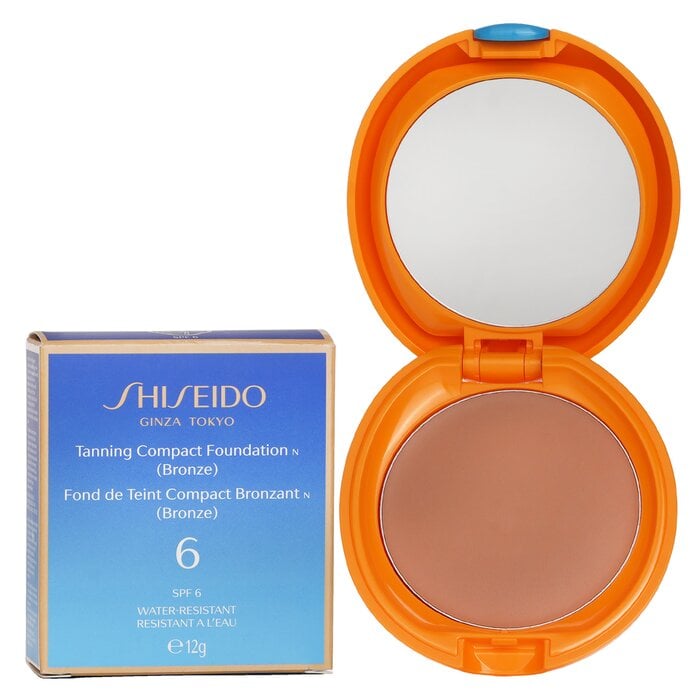Tanning Compact Foundation N SPF6 - Bronze 12g/0.4oz by Shiseido - Image 2
